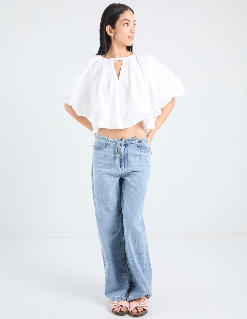 Jeans relaxed straight dkny jeans para mujer