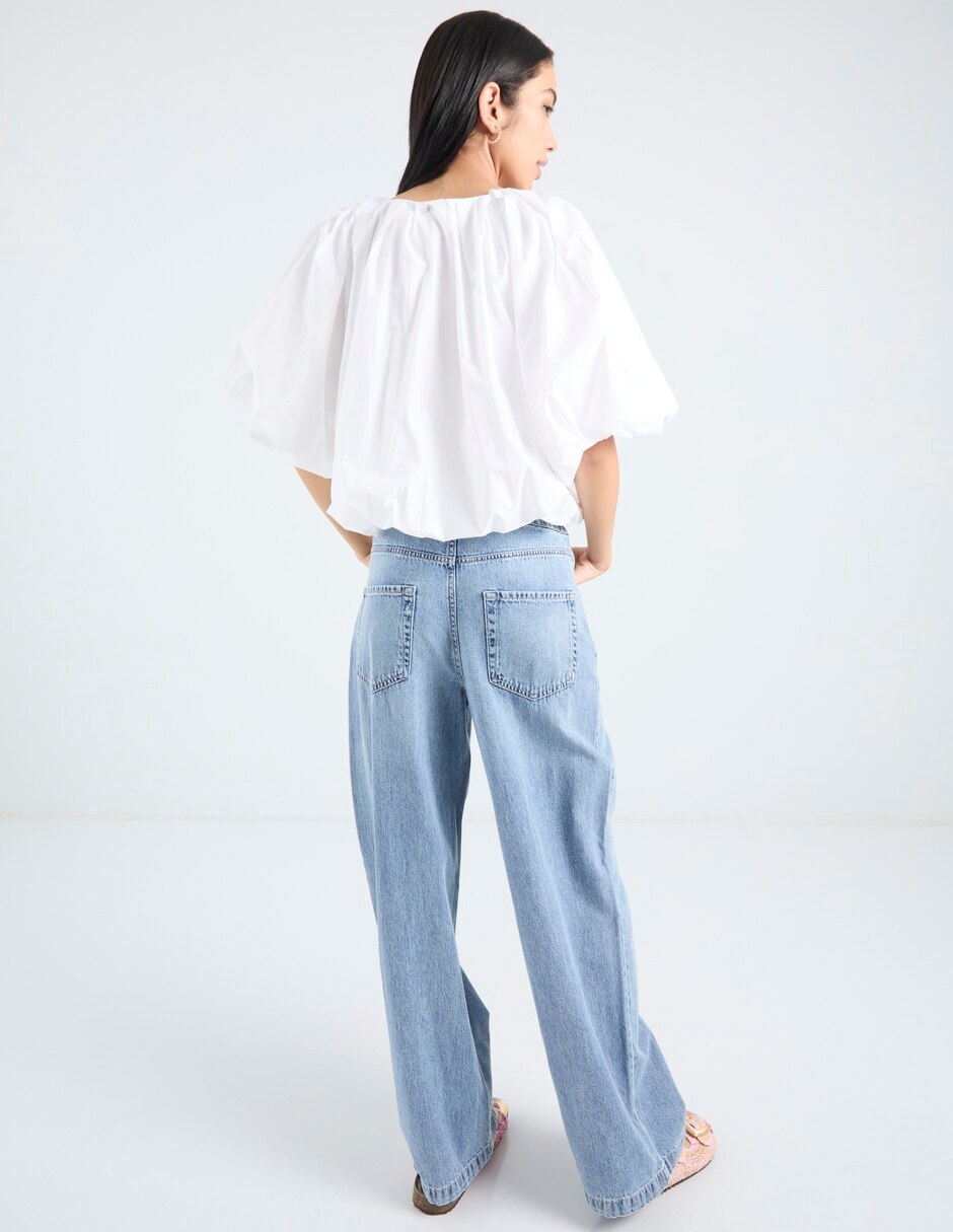 Jeans relaxed straight dkny jeans para mujer
