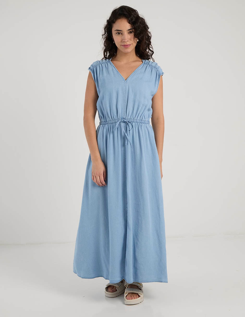 Vestido largo casual para mujer 1