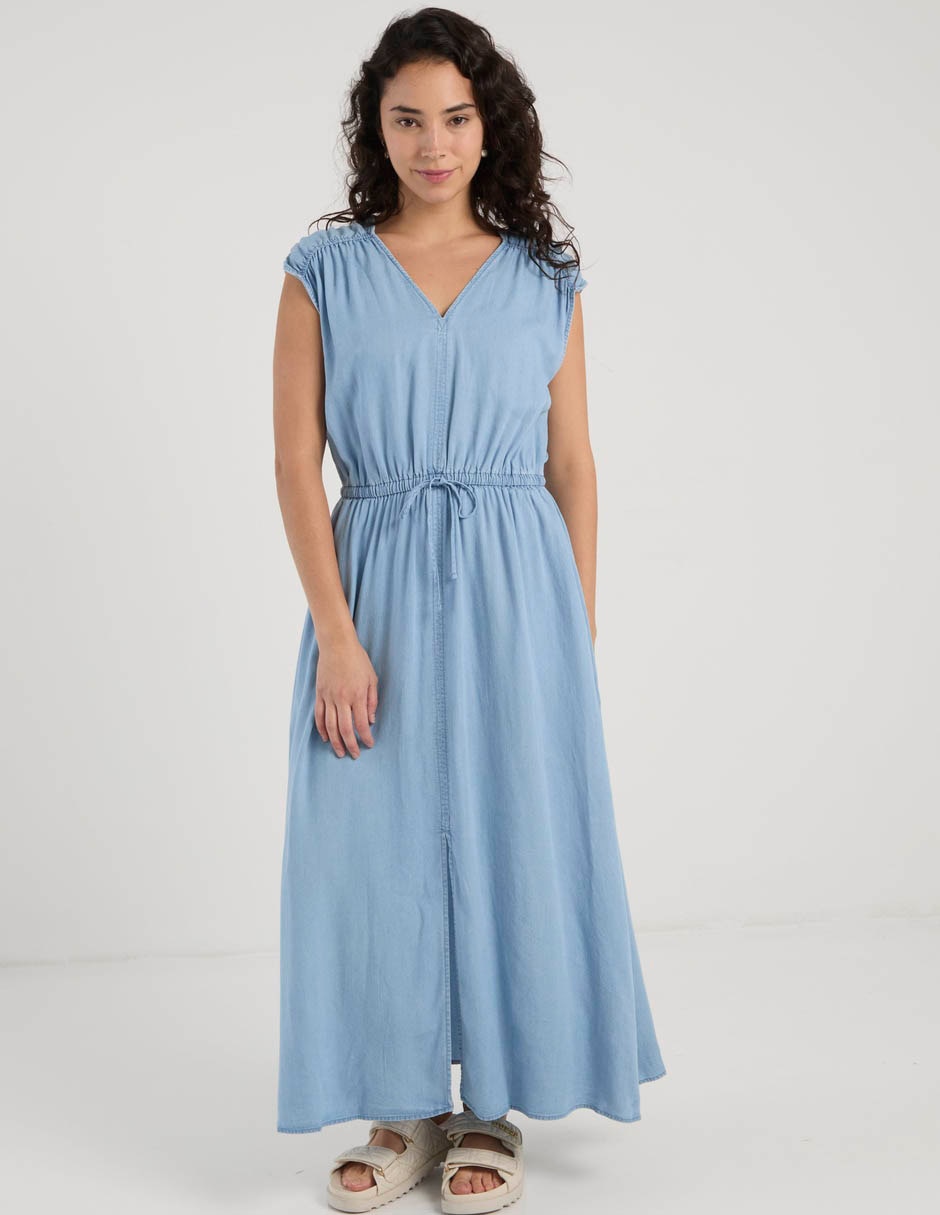 Vestido largo casual para mujer 7