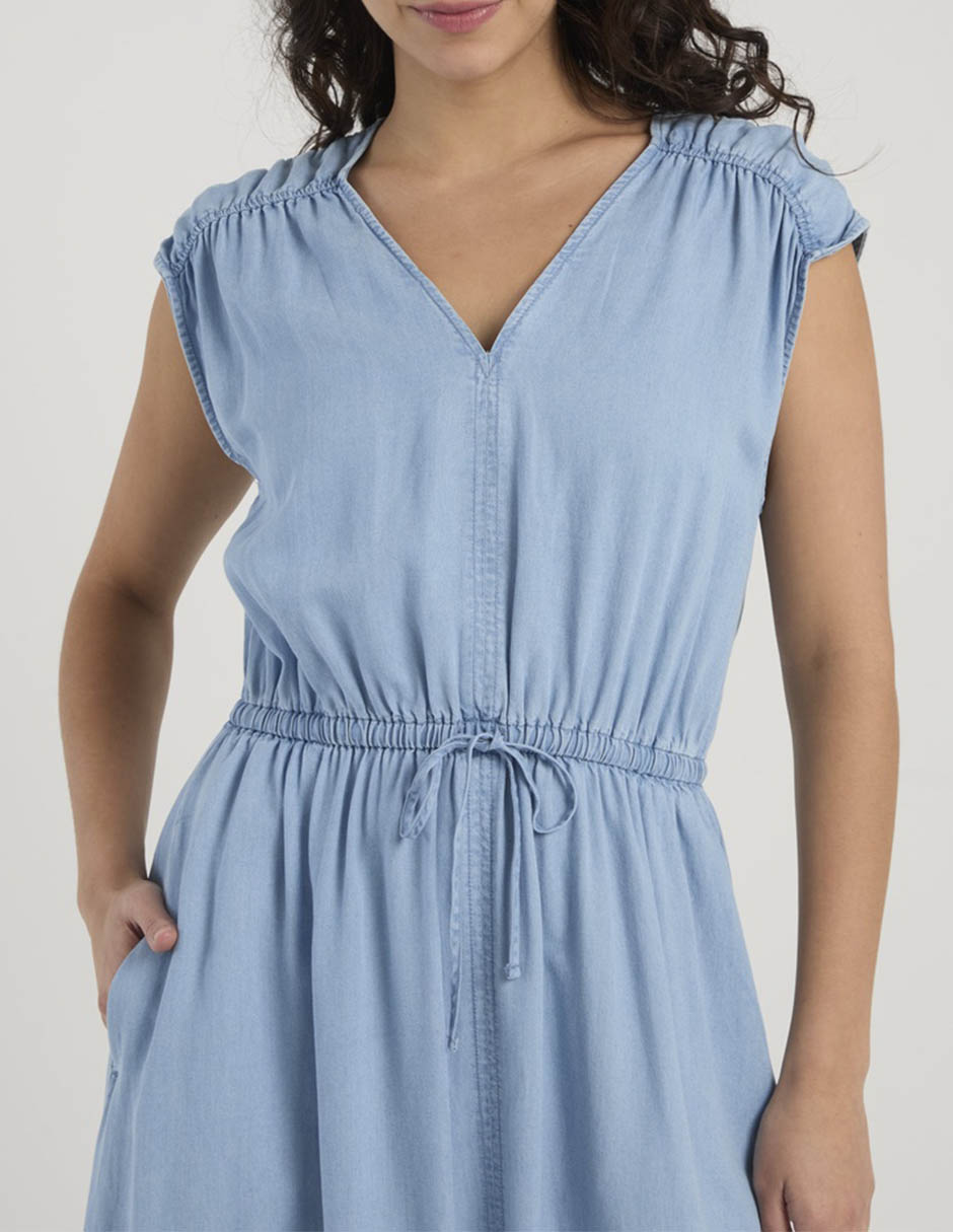 Vestido largo casual para mujer 9