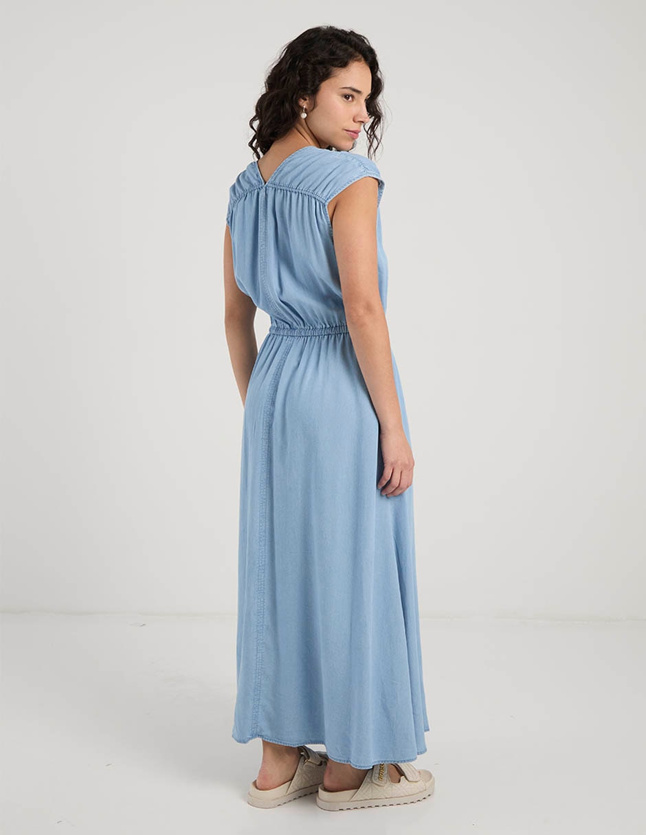 Vestido largo casual para mujer 11