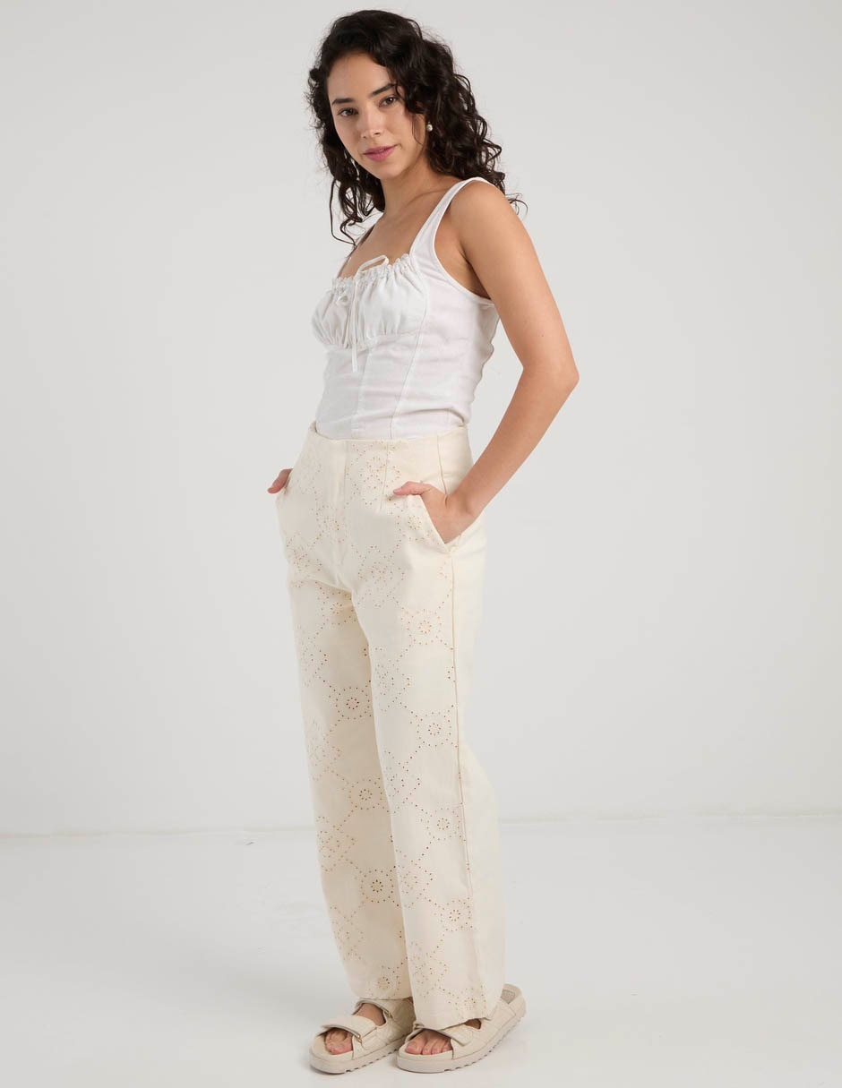 Pantalón amplio para mujer 8
