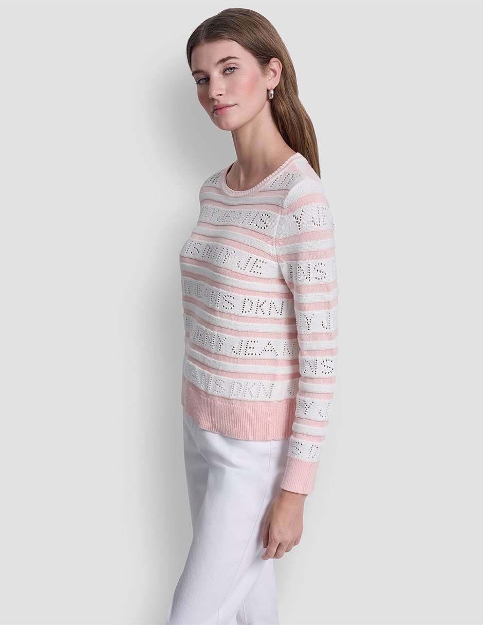 Suéter cuello redondo para mujer 6
