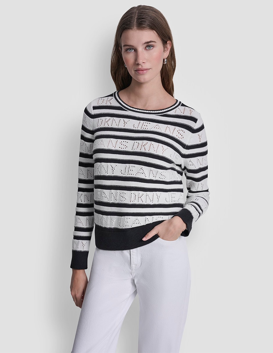 Suéter cuello redondo para mujer Suéter cuello redondo para mujer