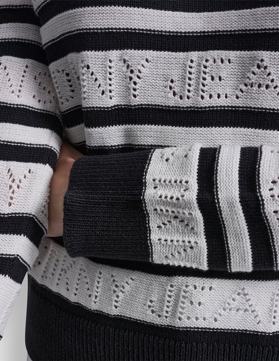Suéter cuello redondo para mujer 5