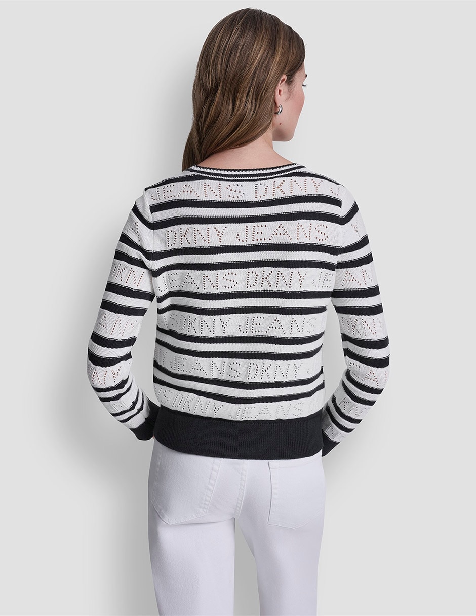 Suéter cuello redondo para mujer 4