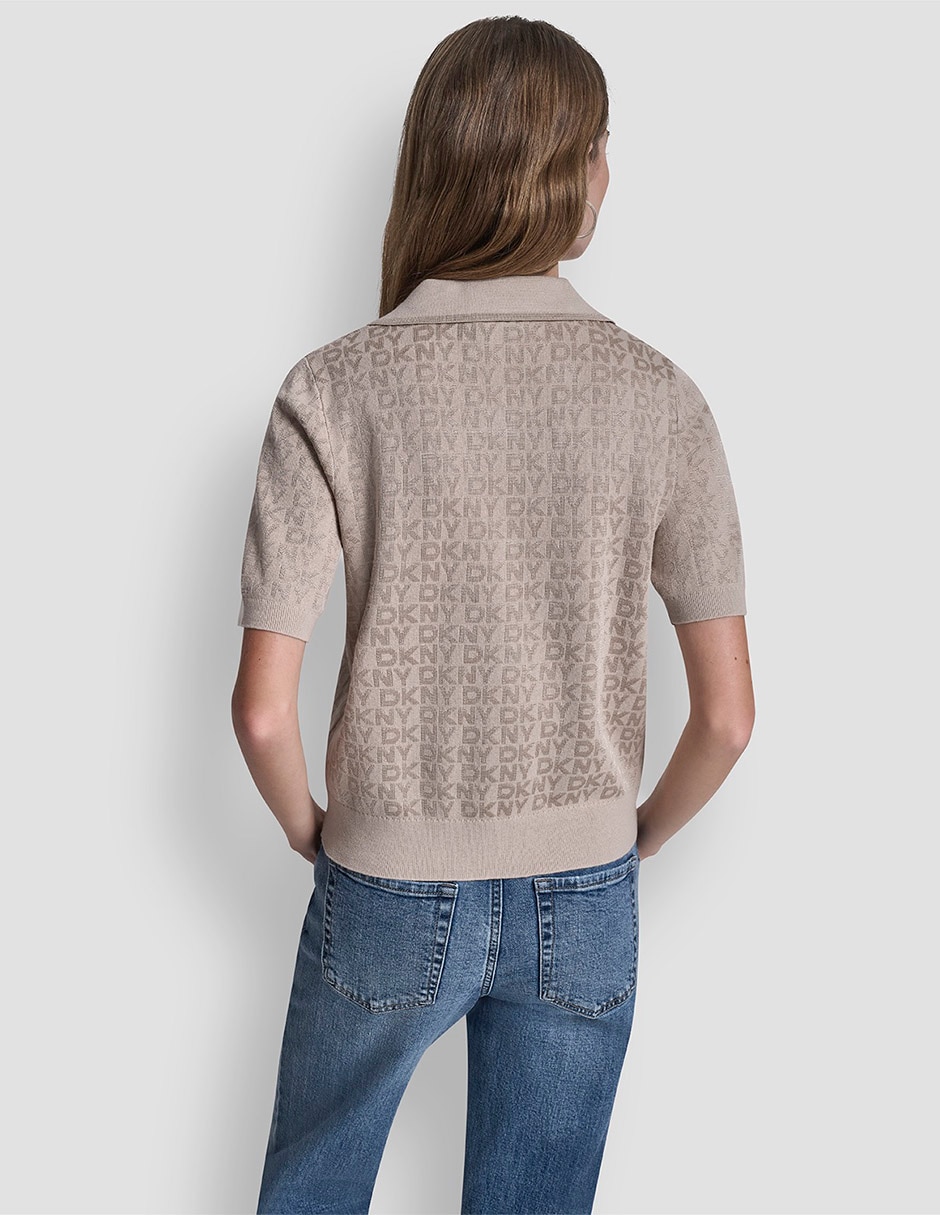 Suéter cuello V para mujer 4