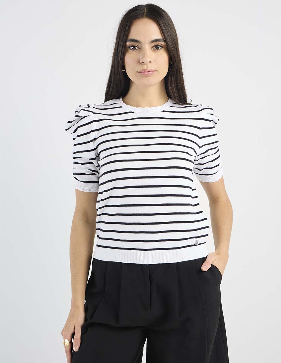 Top cuello redondo Top cuello redondo