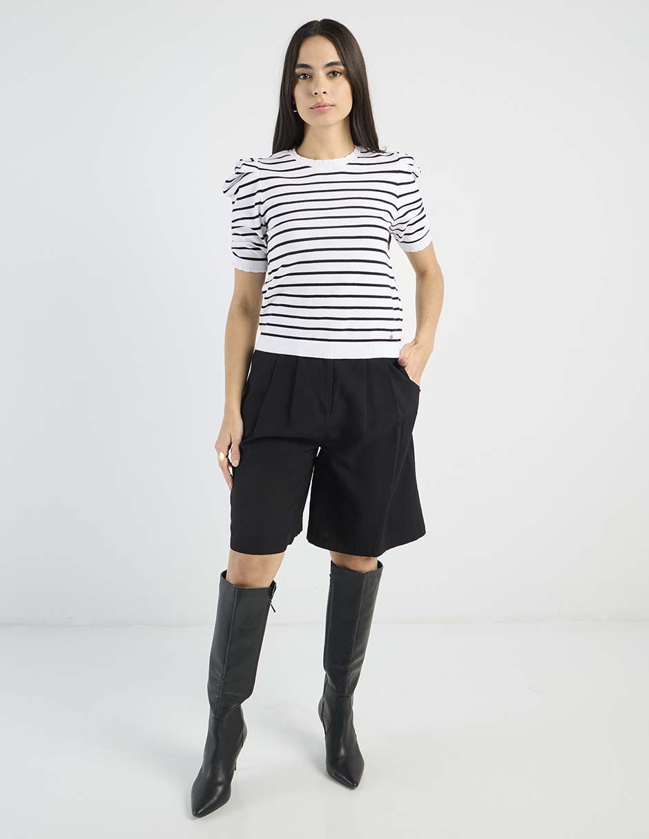 Top Dkny Jeans cuello redondo