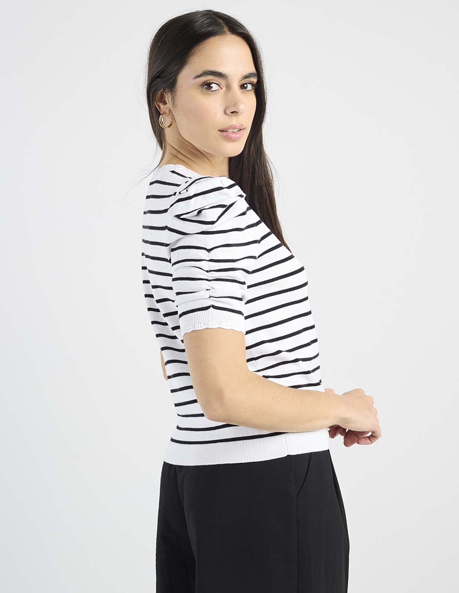 Top Dkny Jeans cuello redondo