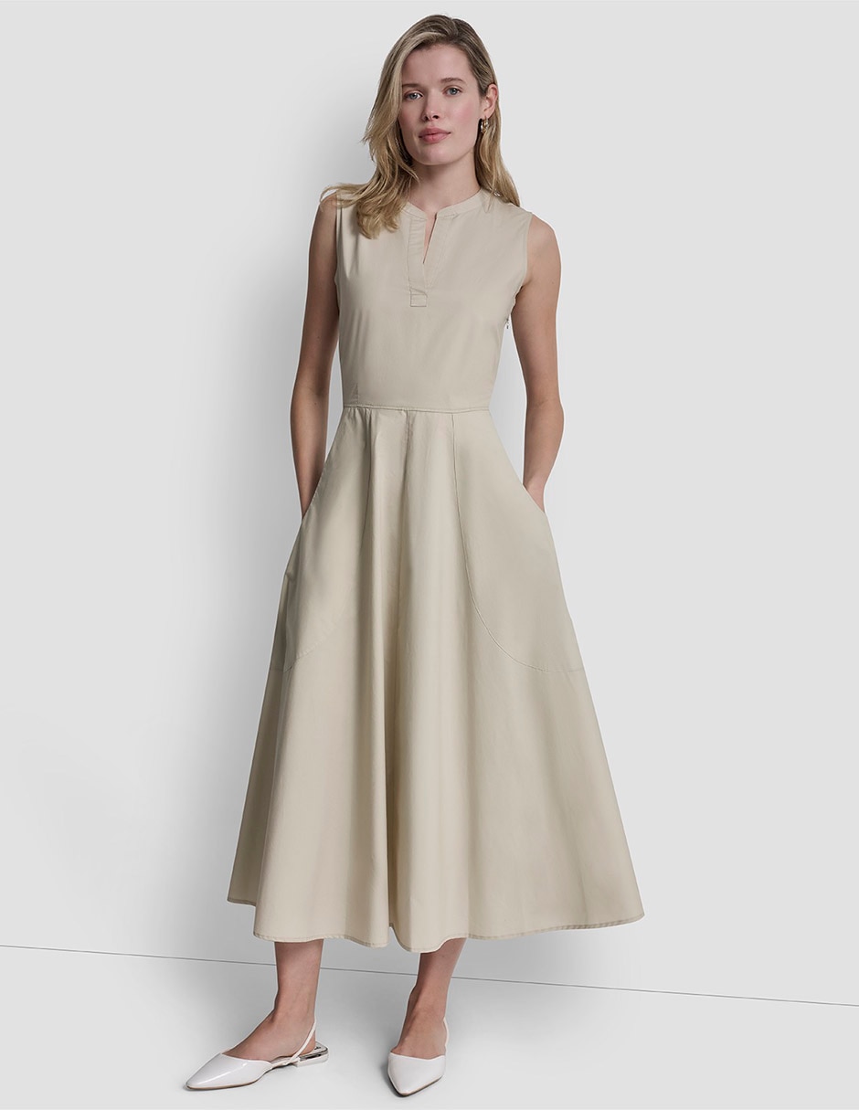Vestido midi casual para mujer Vestido midi casual para mujer