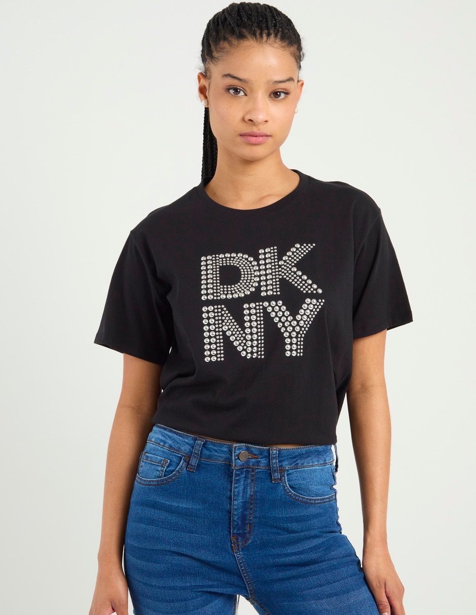 Playera manga corta cuello redondo mujer 6