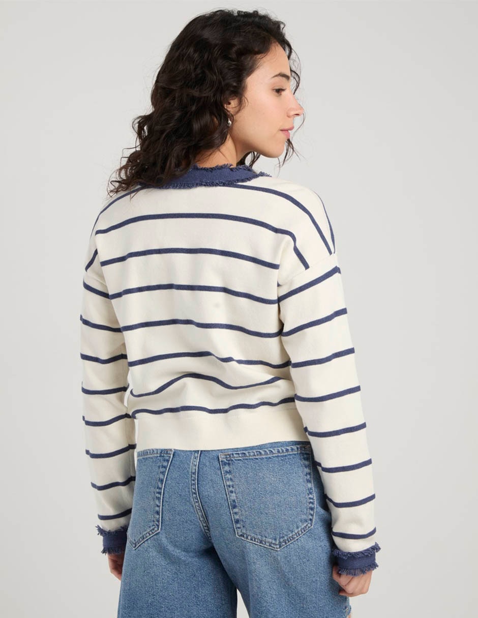 Suéter cuello redondo para mujer 6