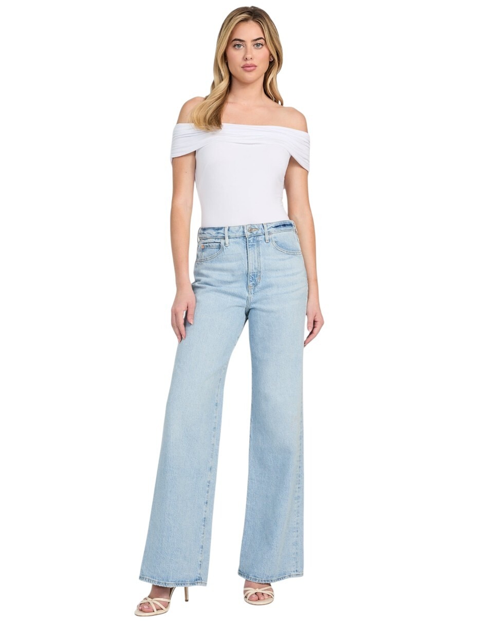 Jeans wide leg para mujer