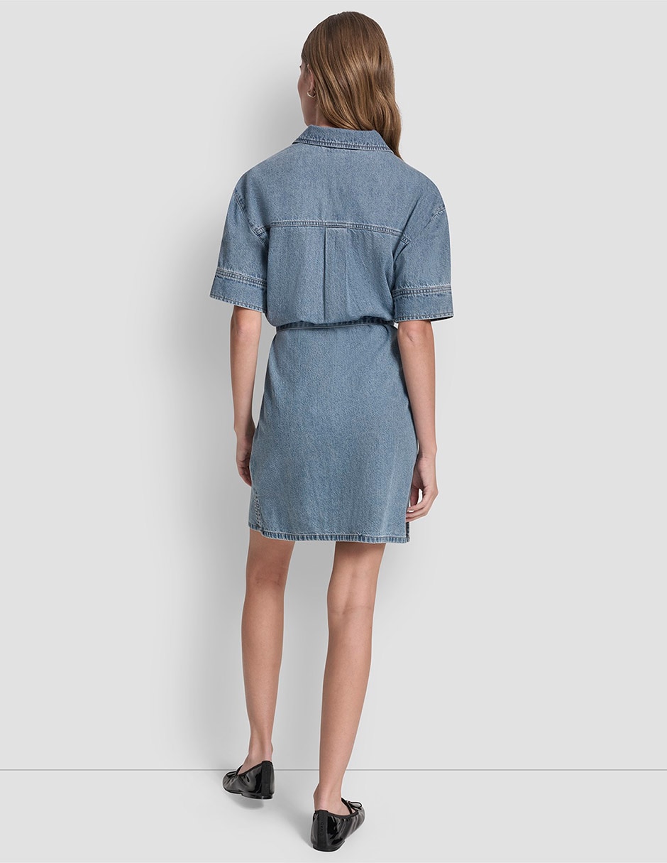 Vestido a la rodilla casual Dkny Jeans para mujer