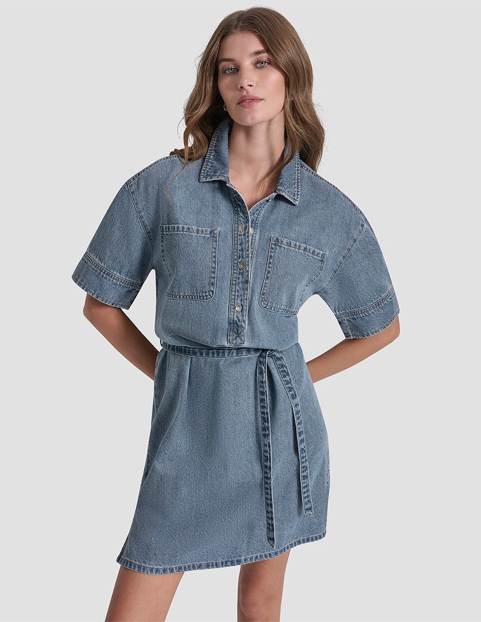 Vestido a la rodilla casual Dkny Jeans para mujer
