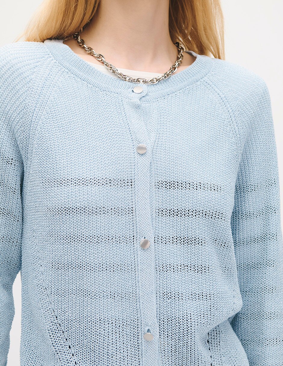 Suéter cuello redondo para mujer 3