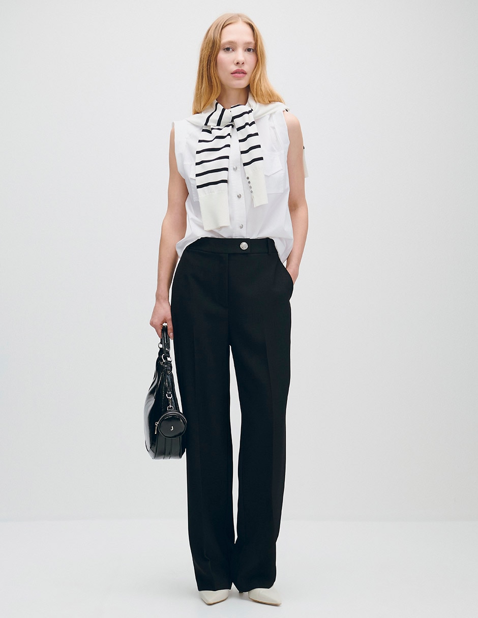 Pantalón straight para mujer 4