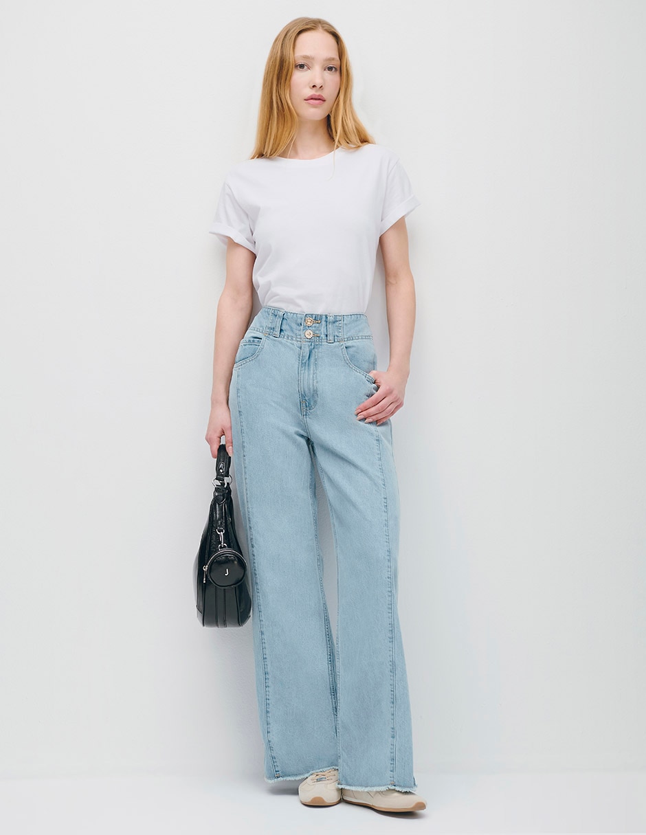 Jeans wide leg Julio para mujer