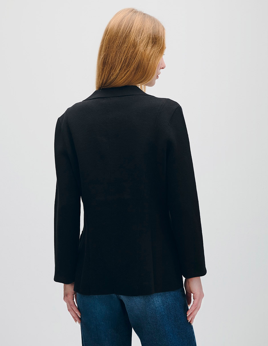 Suéter cuello solapa para mujer