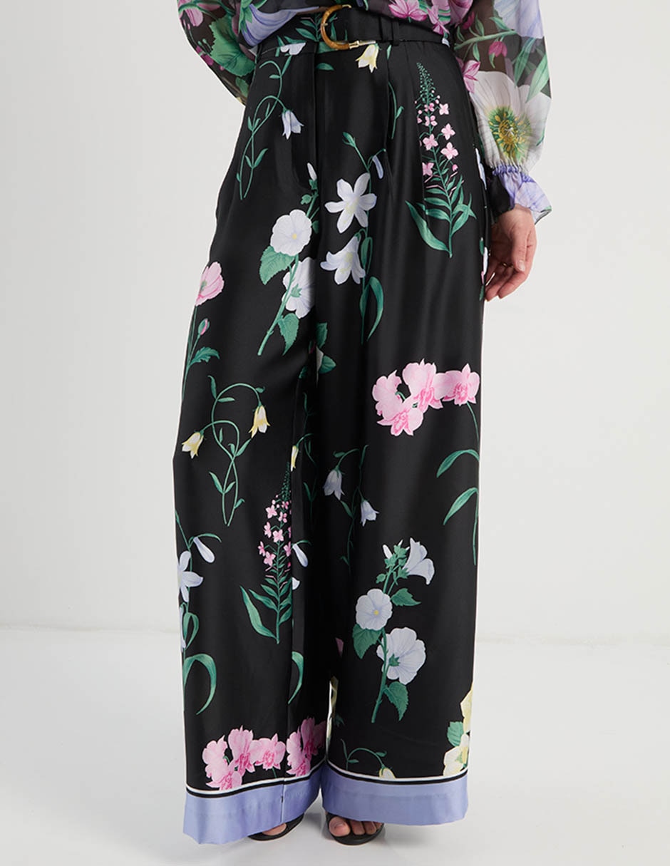Pantalón relaxed amplio para mujer