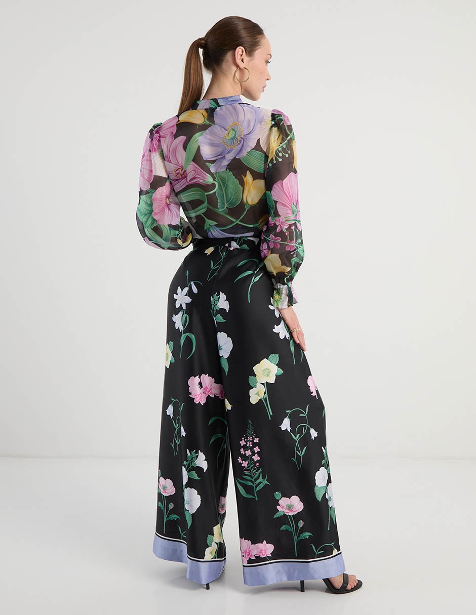 Pantalón relaxed amplio para mujer 6