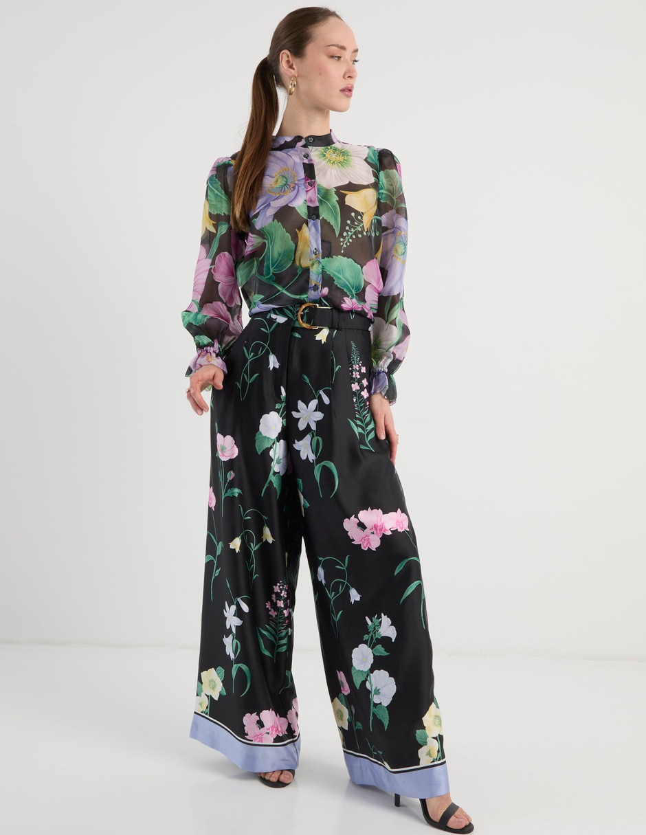 Blusa camisera manga larga para mujer 3
