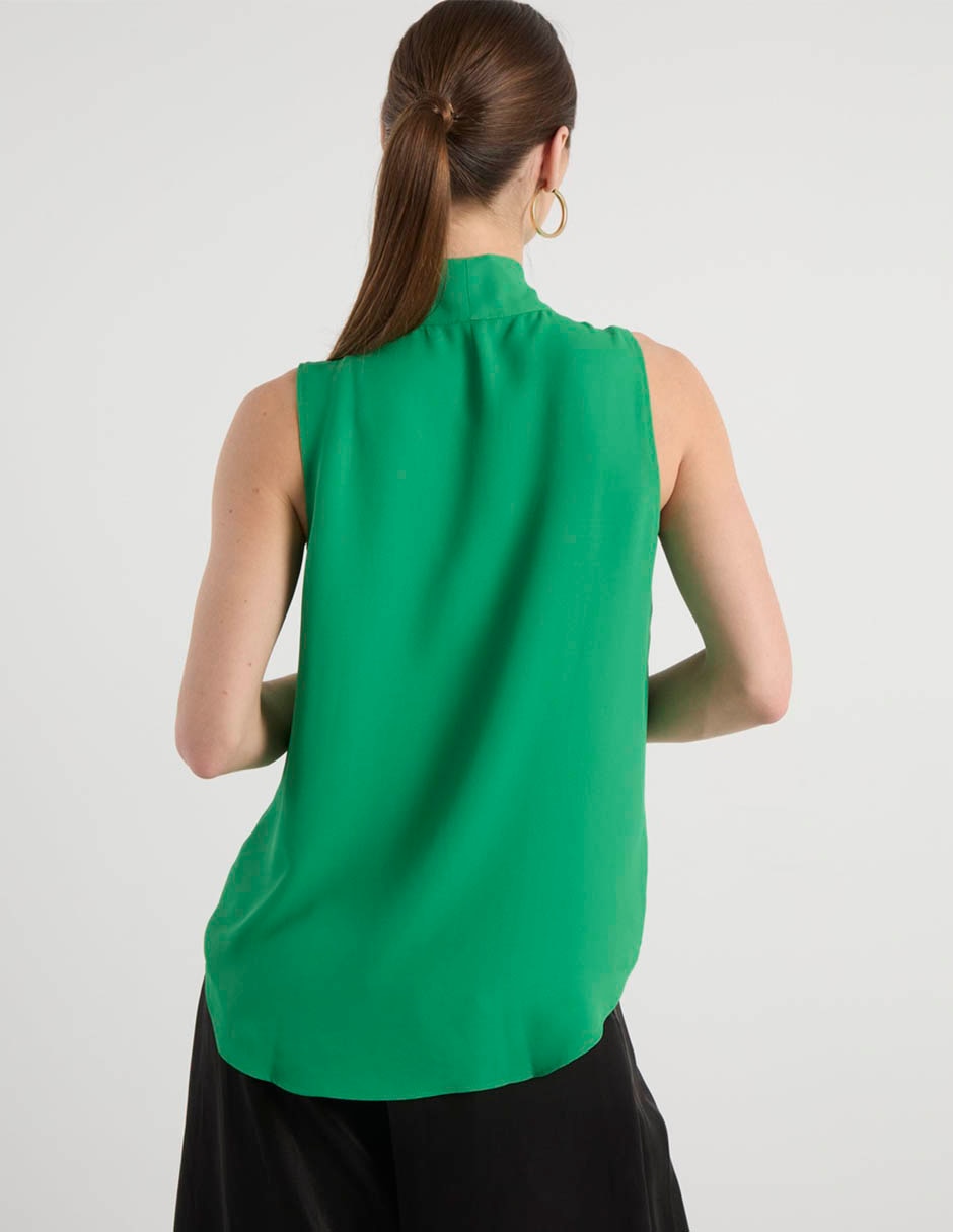 Top ann taylor cuello con amarre