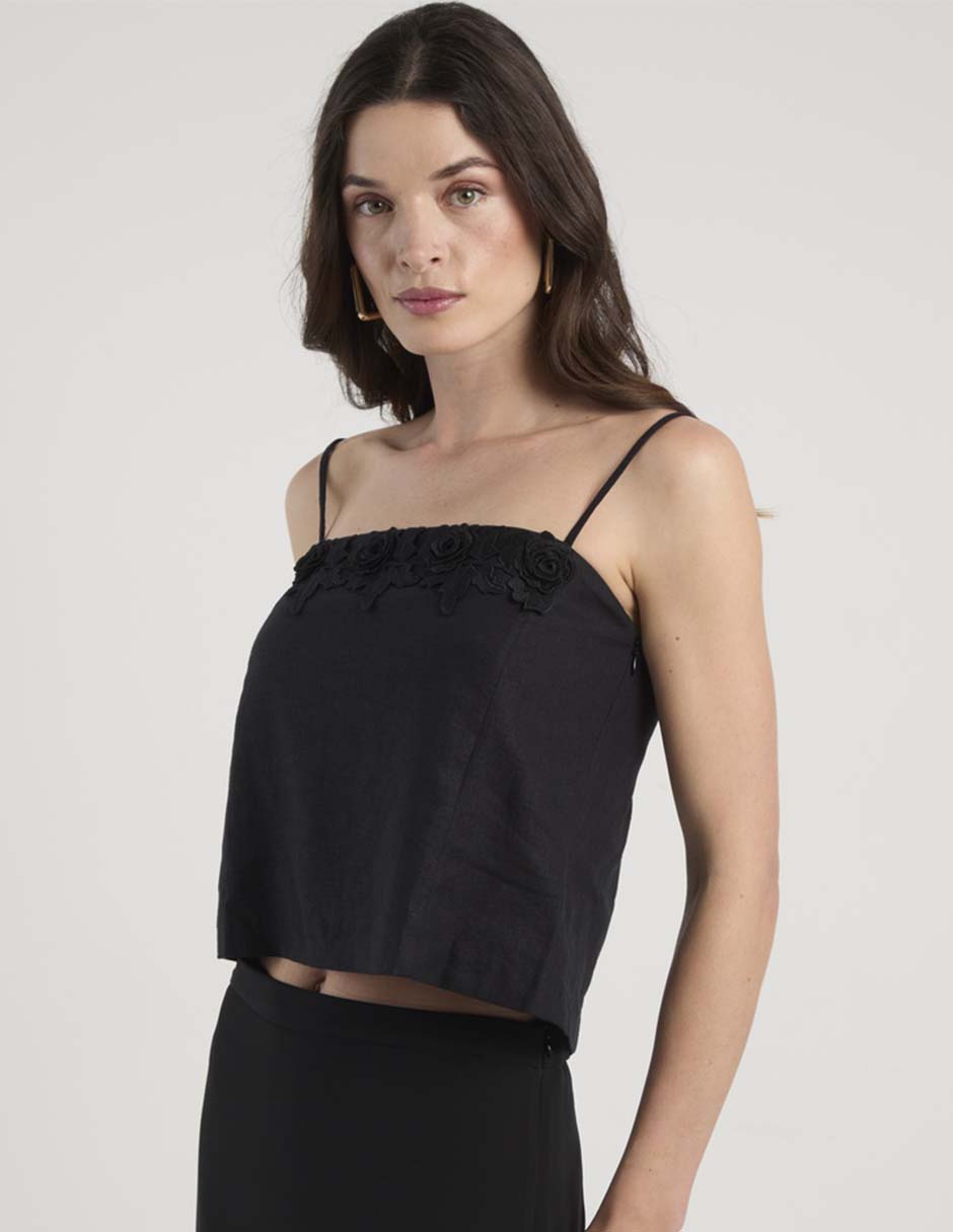Top escote cuadrado tirante ajustable 2