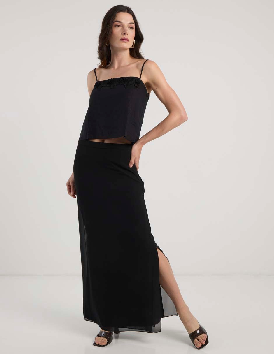 Top escote cuadrado tirante ajustable 3