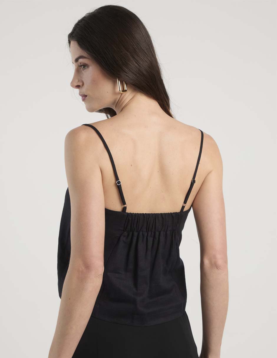 Top escote cuadrado tirante ajustable 6