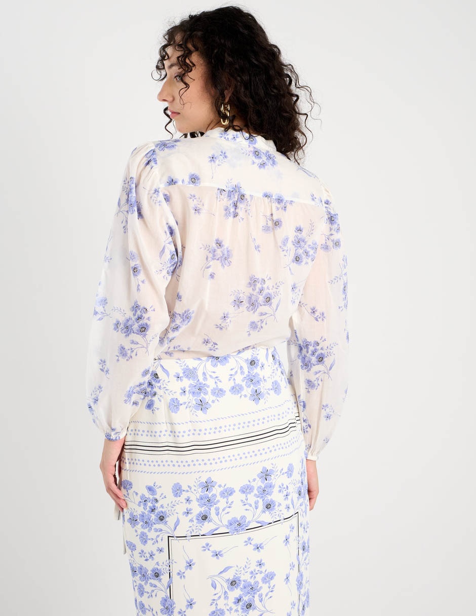 Blusa camisera manga larga para mujer 2