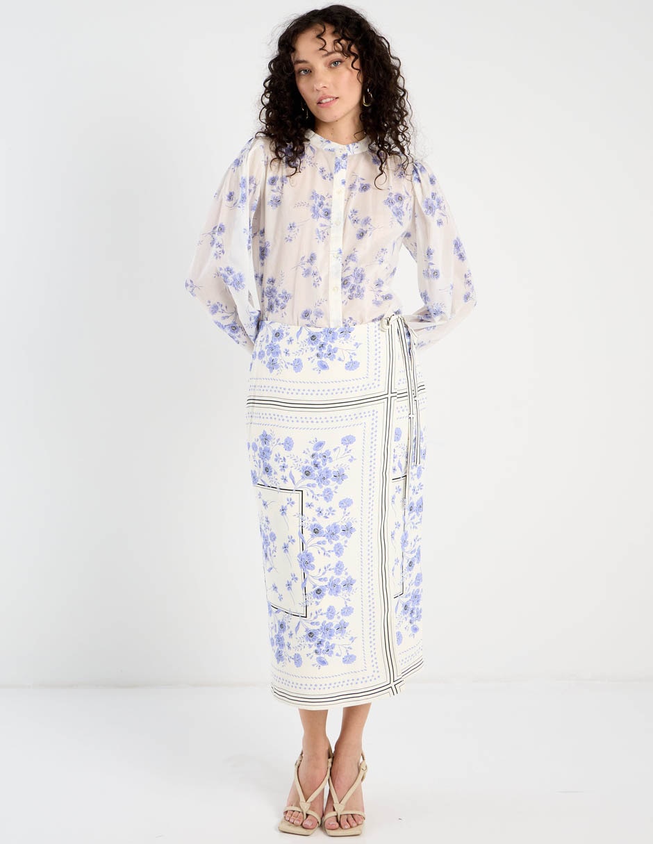 Blusa camisera manga larga para mujer 3