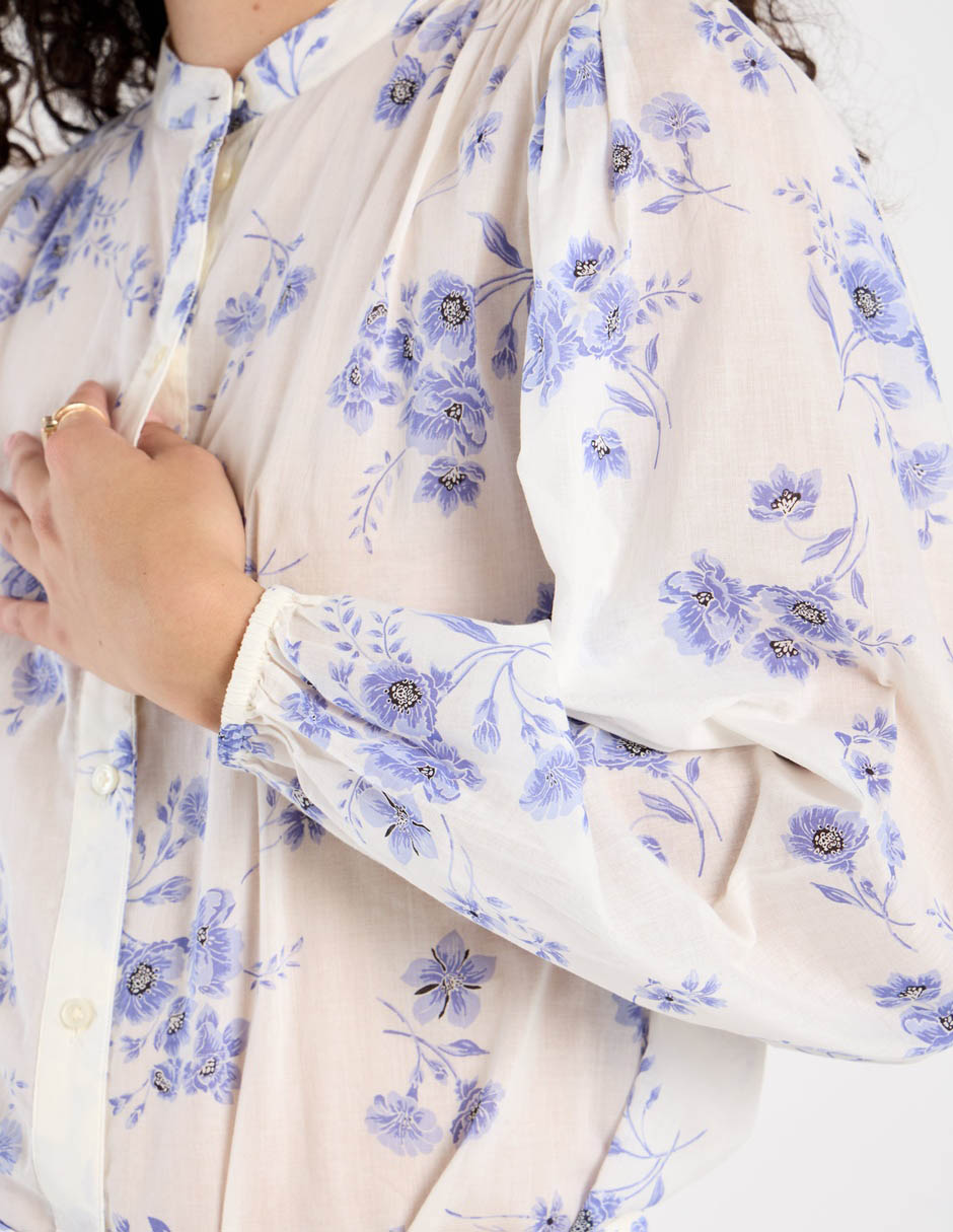 Blusa camisera manga larga para mujer 5