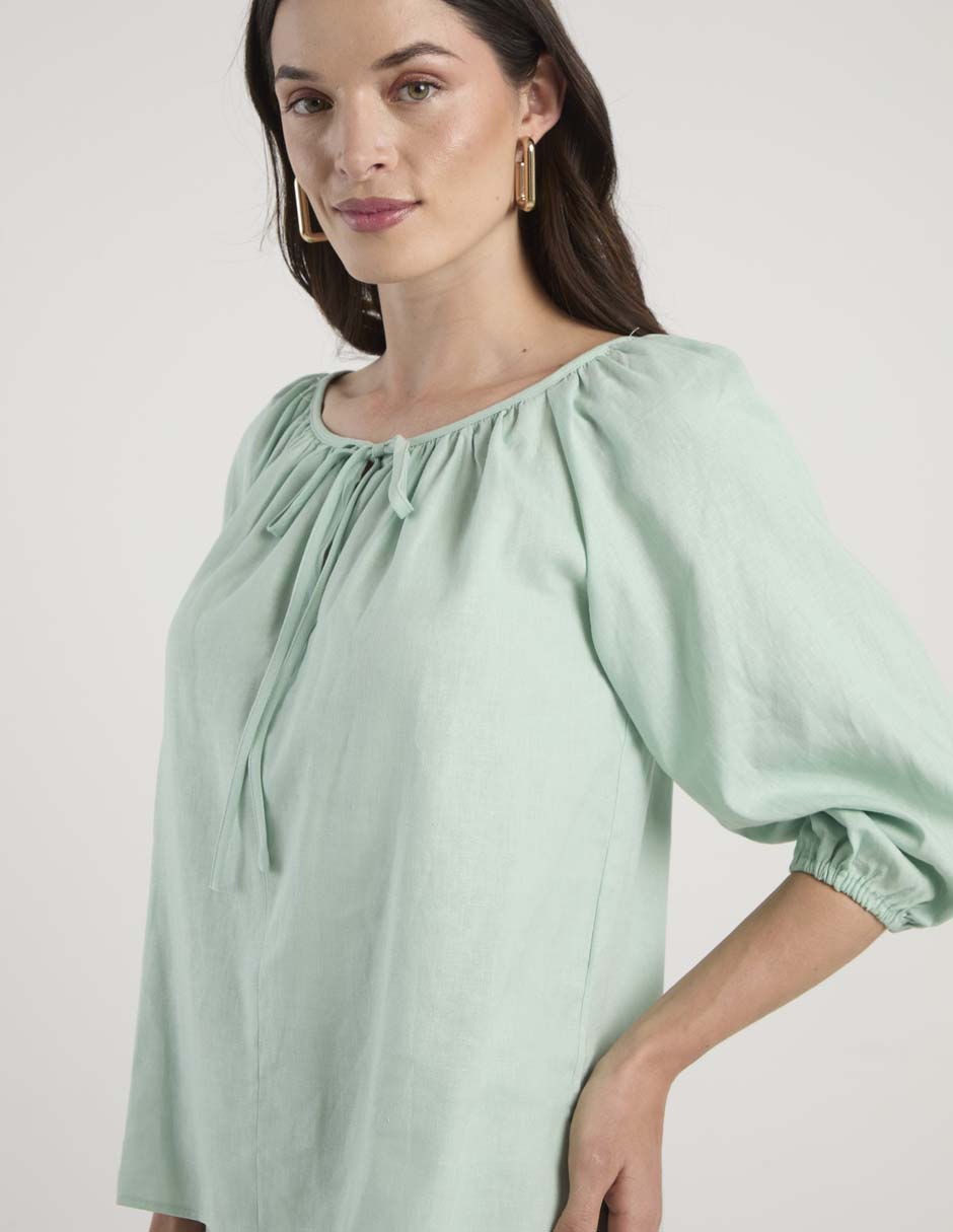 Blusa ann taylor manga 3/4 para mujer