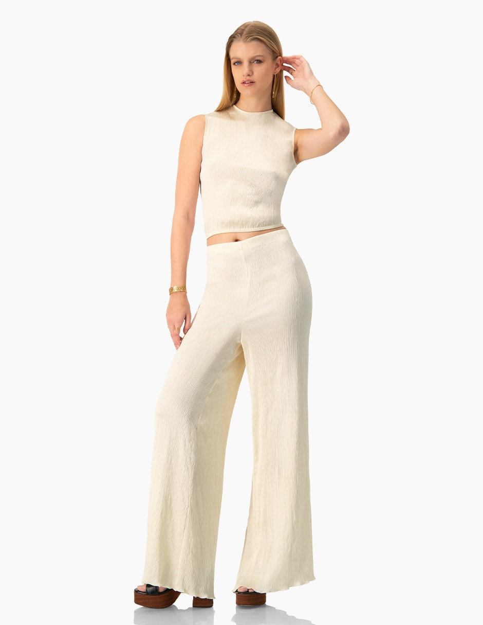 Pantalón amplio para mujer 4