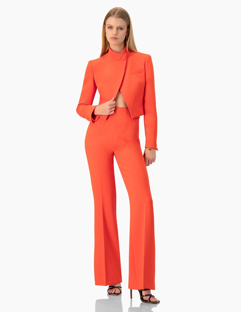Pantalón de vestir regular para mujer 4