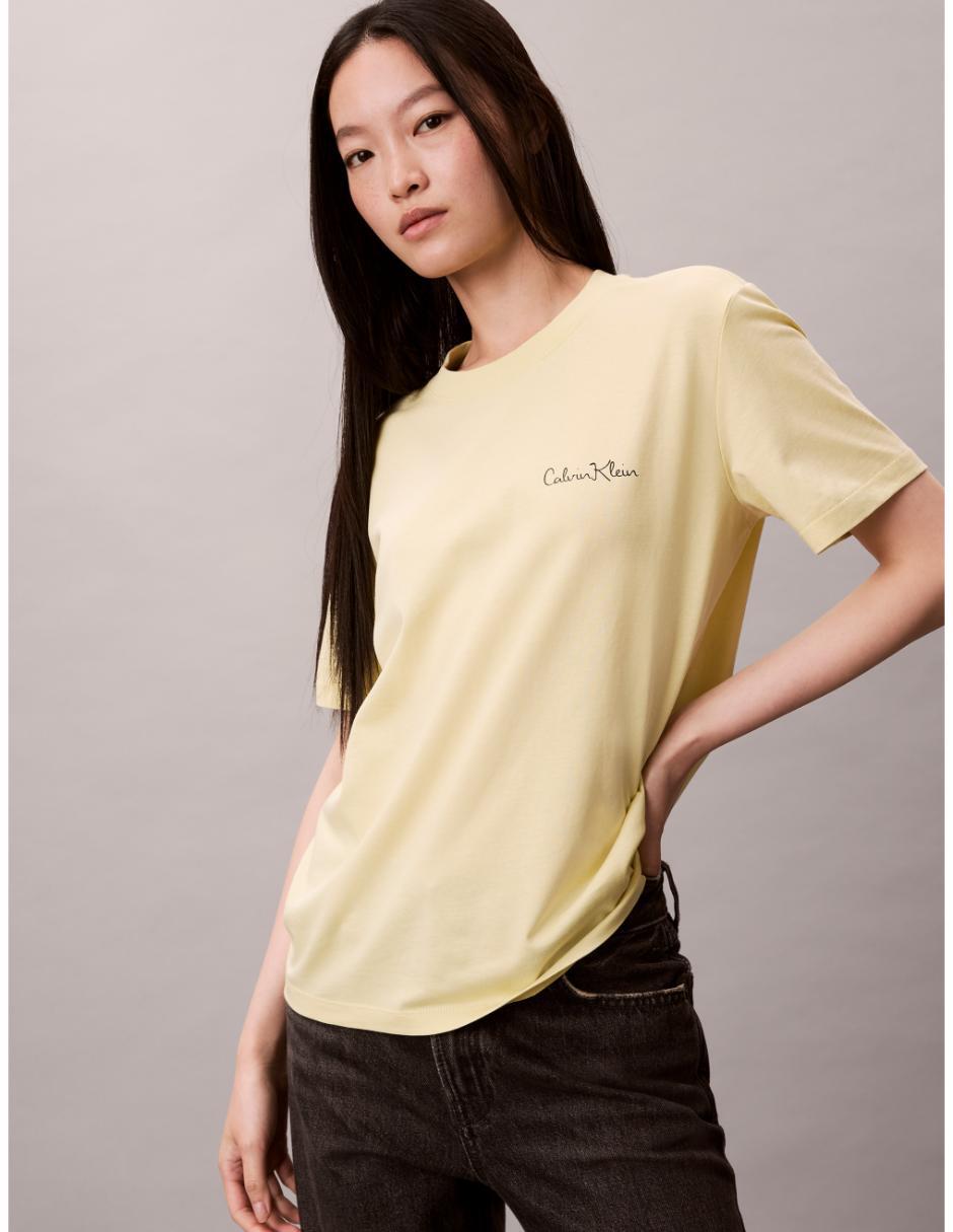 Playera manga corta cuello redondo para mujer 9