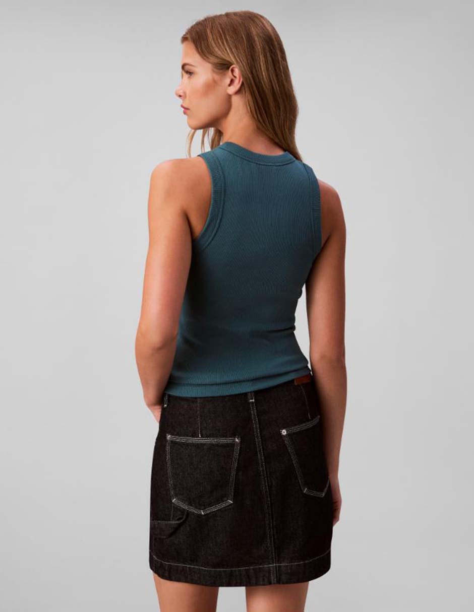 Top Calvin Klein cuello redondo