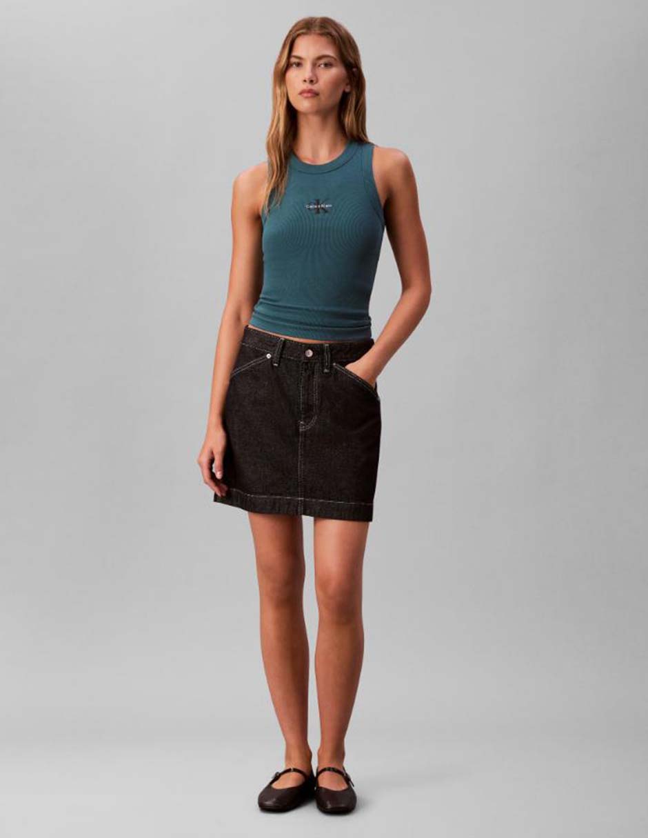 Top Calvin Klein cuello redondo