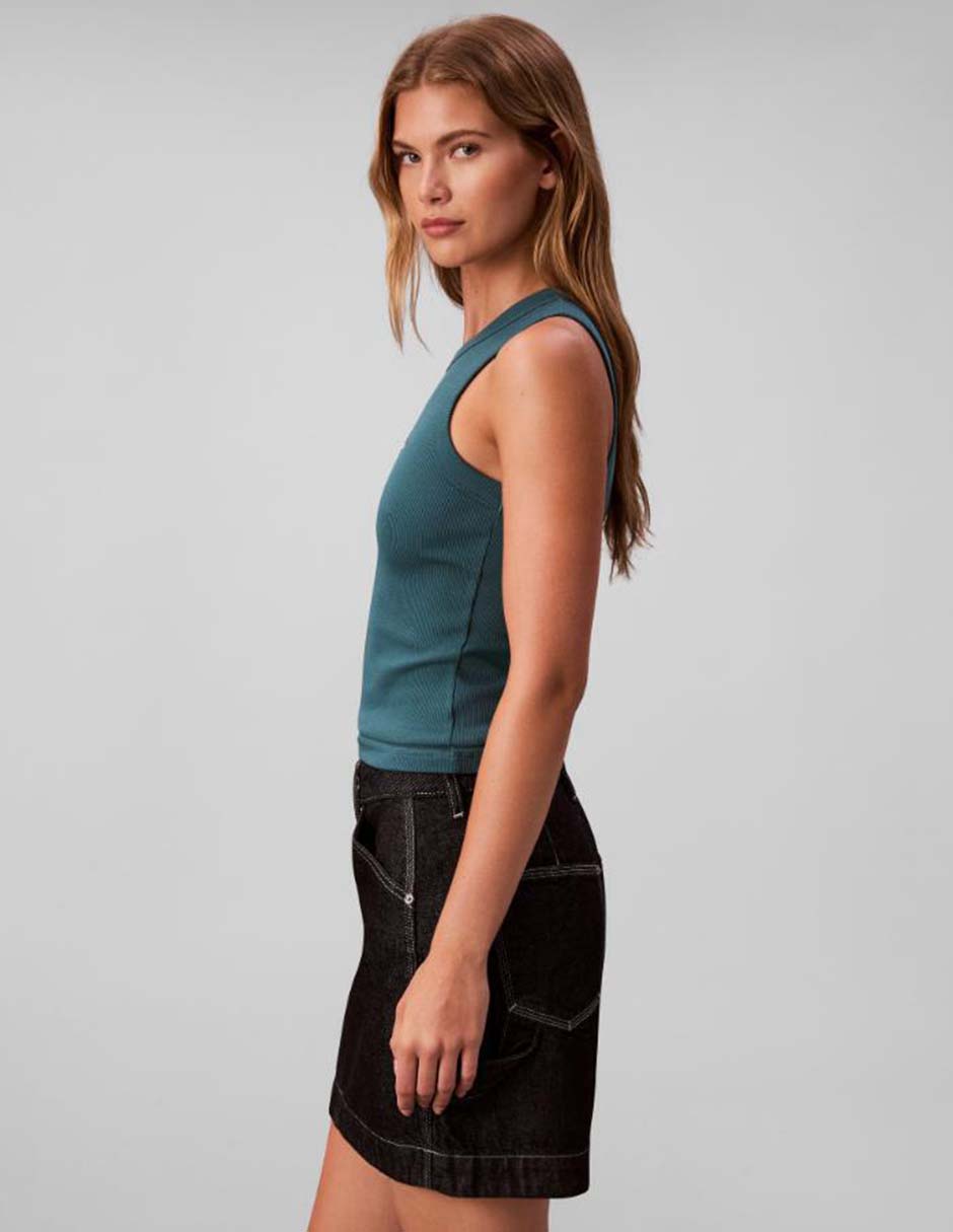 Top Calvin Klein cuello redondo