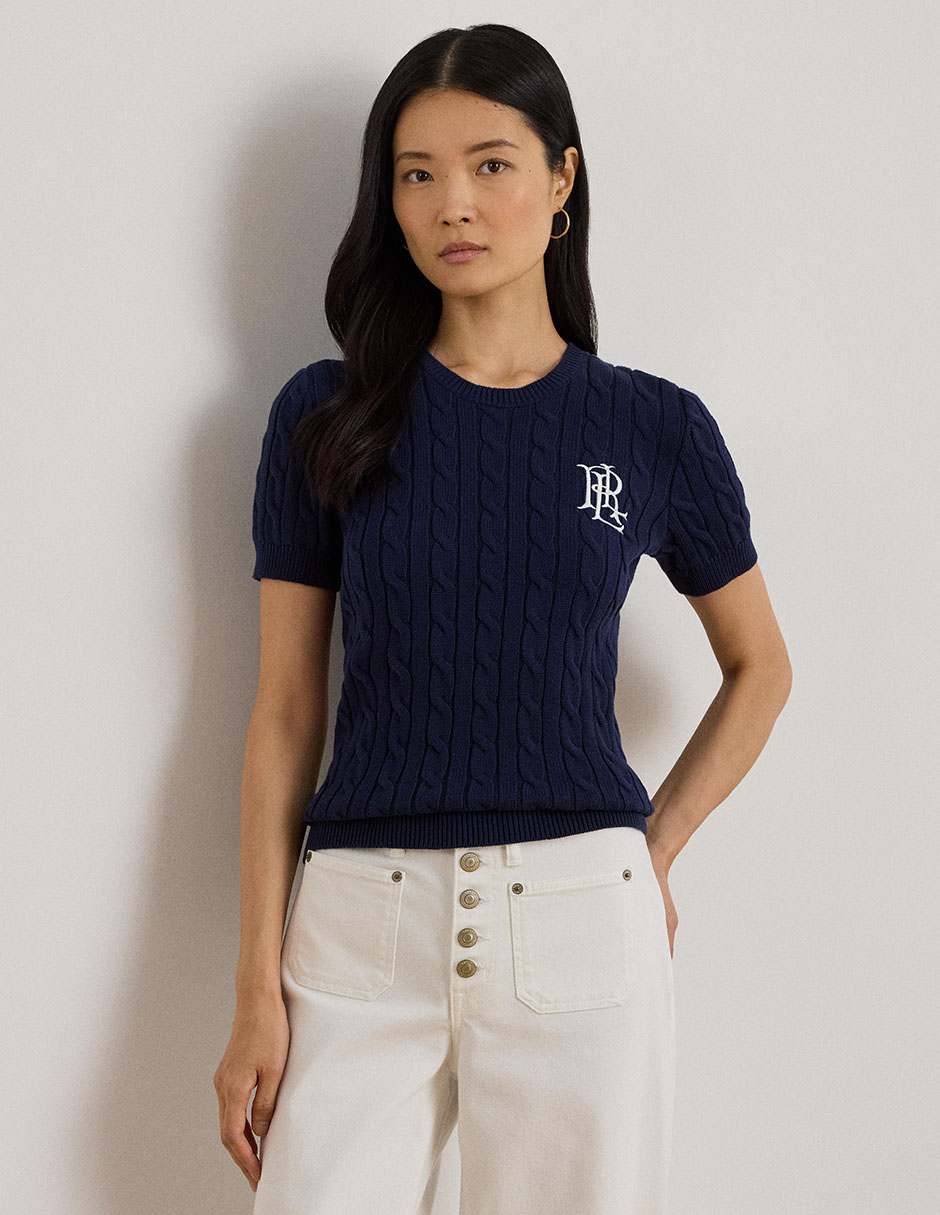 Suéter cuello redondo para mujer 1