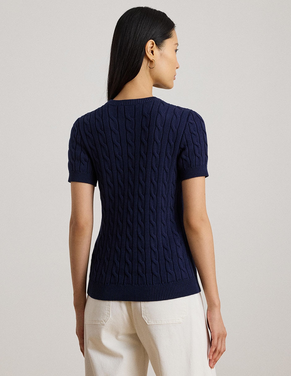 Suéter cuello redondo para mujer 5