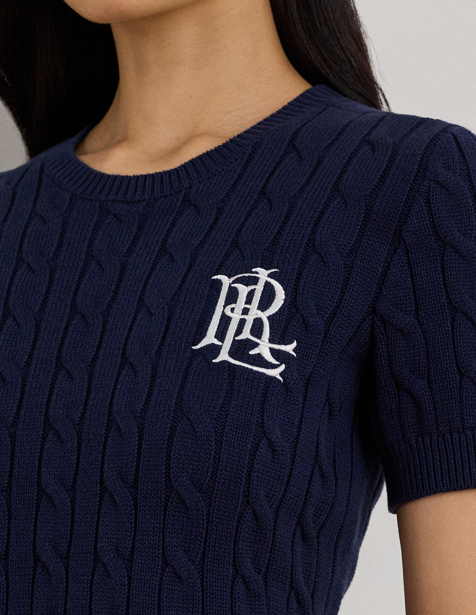 Suéter cuello redondo para mujer 7