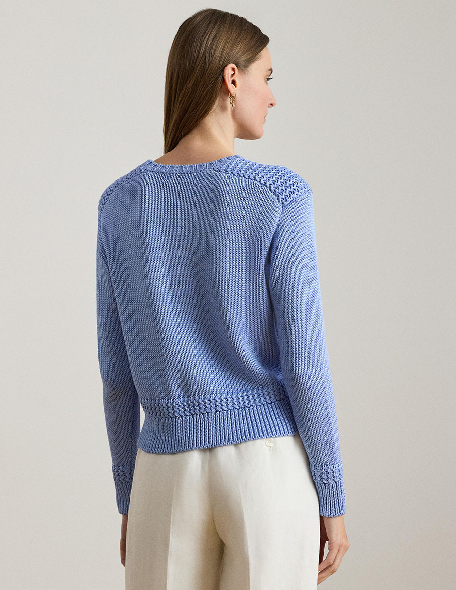 Suéter Lauren Ralph Lauren cuello redondo para mujer