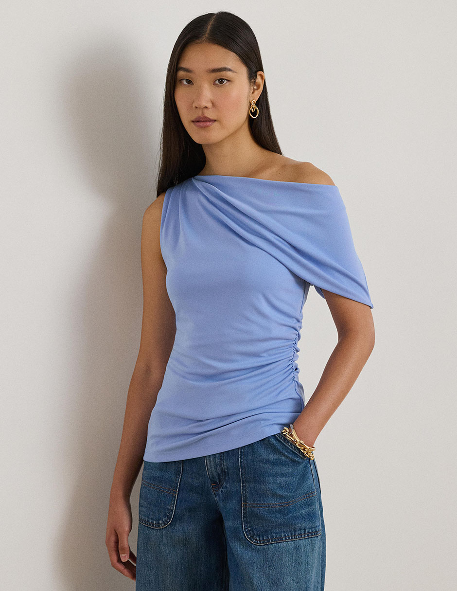 Playera cuello asimétrico para mujer Playera cuello asimétrico para mujer