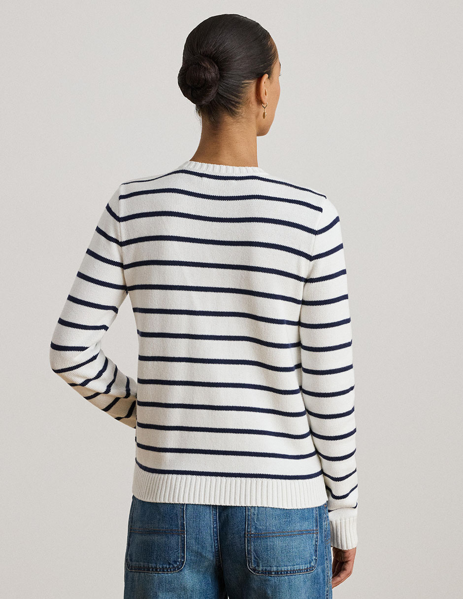 Suéter cuello con botón para mujer 5