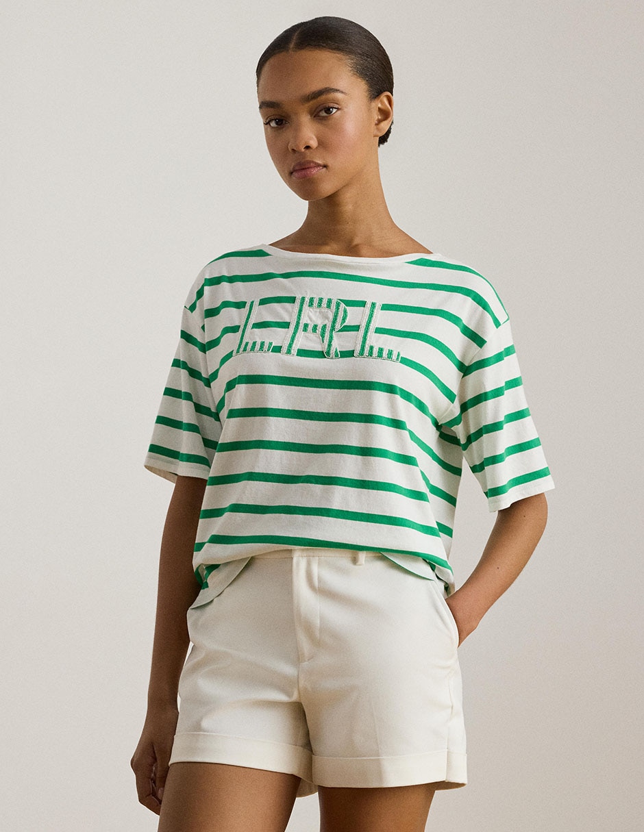 Blusa manga al codo para mujer