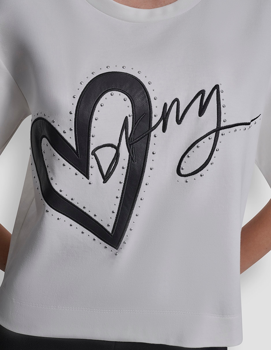 Playera manga corta cuello redondo mujer 5